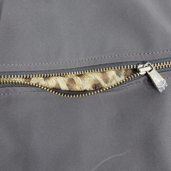 NEW WORTH Beluga Techno Twill Skin Peekaboo Skirt Women's Sz 6 Animal Print $198 - Picture 10 of 11